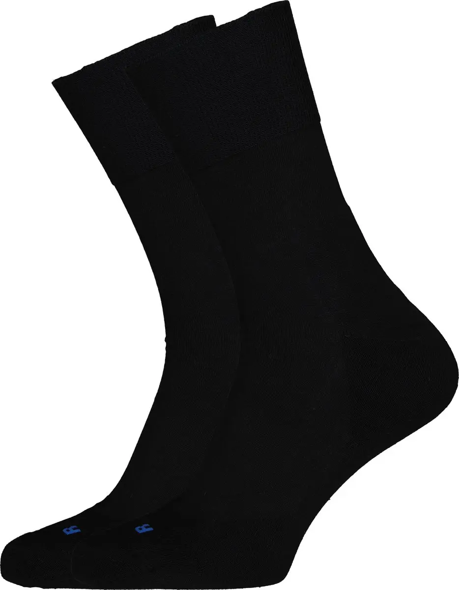 FALKE Run eenkleurig katoen functioneel materiaal sokken unisex zwart