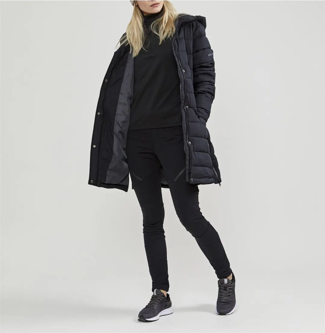 Craft Core Gain Midlayer Sportshirt Dames - XS - Zwart