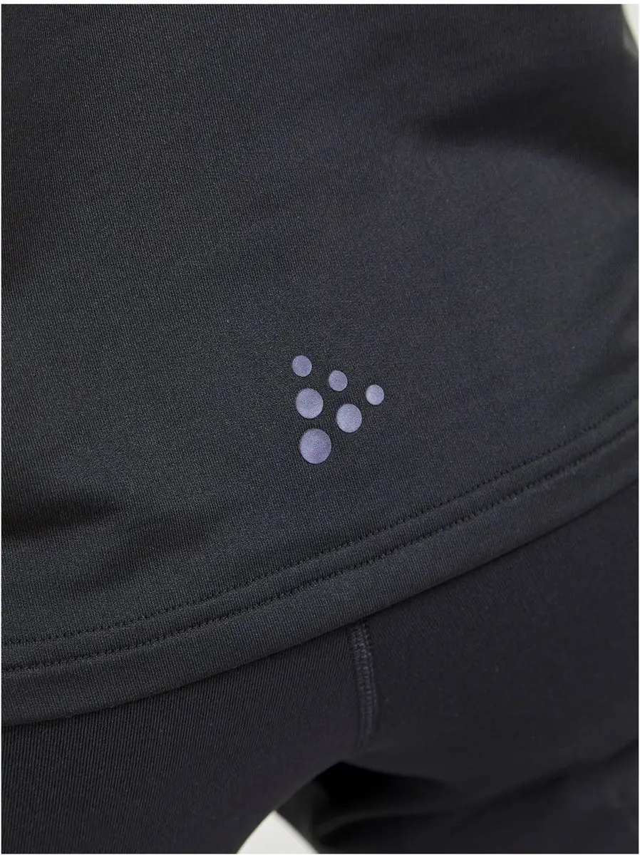 Craft Core Gain Midlayer Sportshirt Dames - XS - Zwart