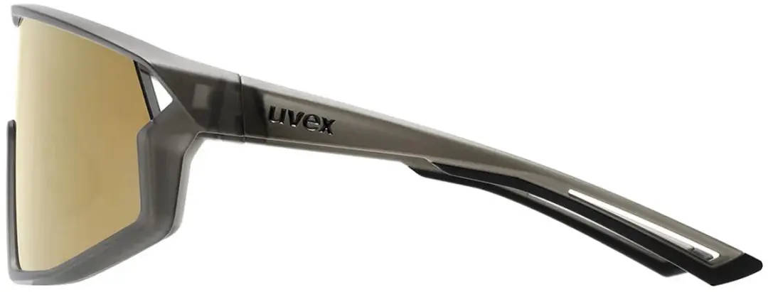 Uvex Skyryse Zonnebril Transparant Mirror Gold CAT3 - Smoke Matt