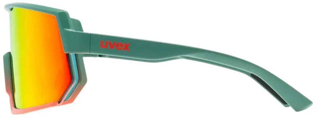Uvex Sportstyle 235 Fietsbril - Moss Gray Mat - Zwart