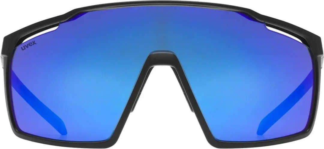 Uvex Mtn Perform Supravision Zonnebril Blauw CAT2 - Transparant Mirror