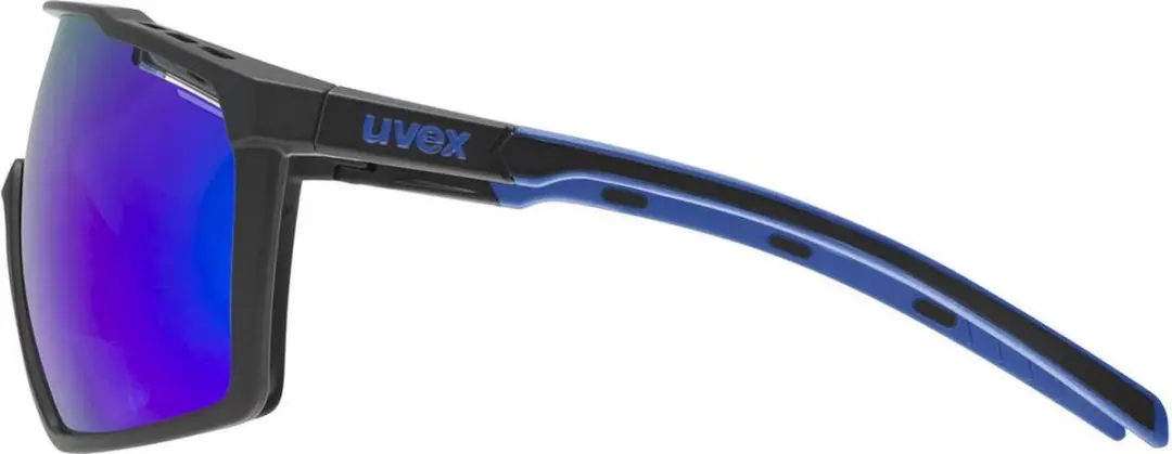 Uvex Mtn Perform Supravision Zonnebril Blauw CAT2 - Transparant Mirror
