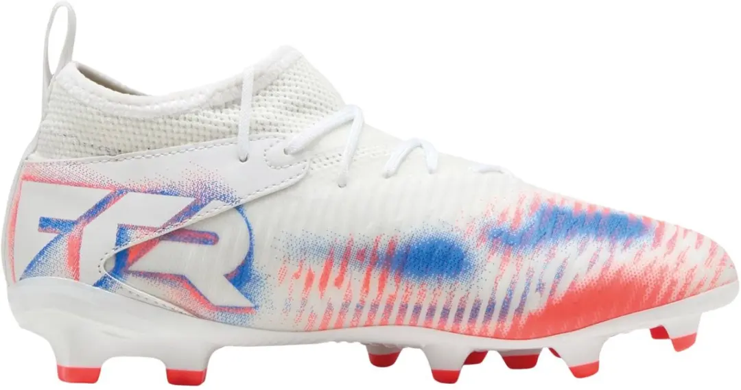 PUMA Future 8 Match Voetbalschoenen Dames 33 - FG/AG - Wit/Rood/Blauw/Zwart