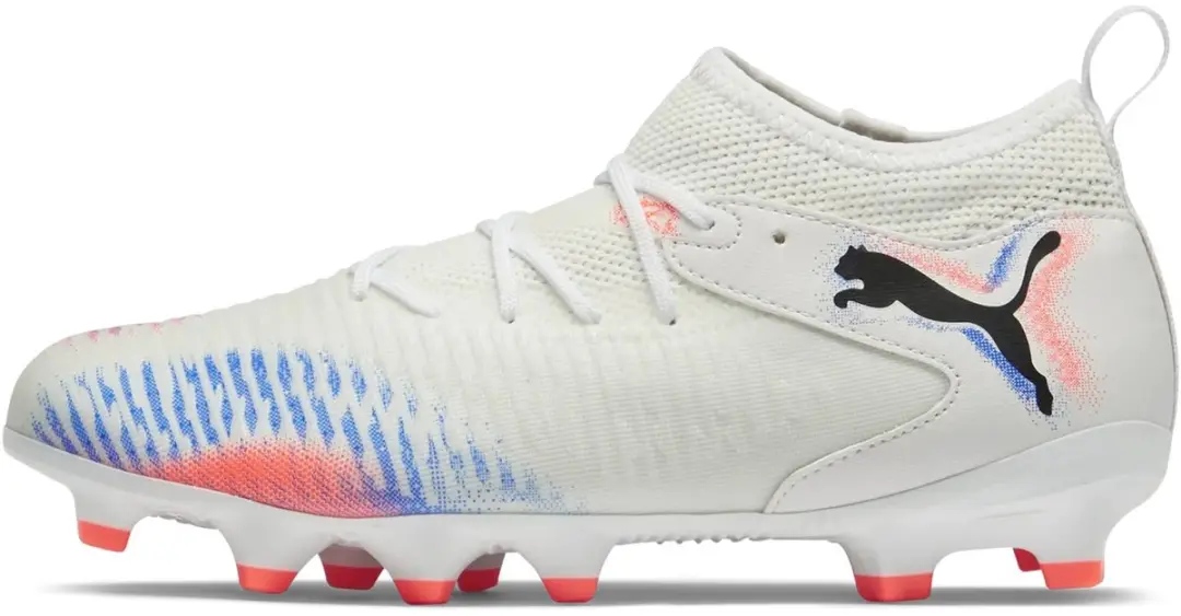 PUMA Future 8 Match Voetbalschoenen Dames 33 - FG/AG - Wit/Rood/Blauw/Zwart