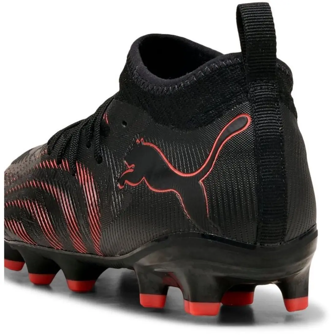 PUMA Future 9 Match Voetbalschoenen Junior 38 - Zwart/Rood