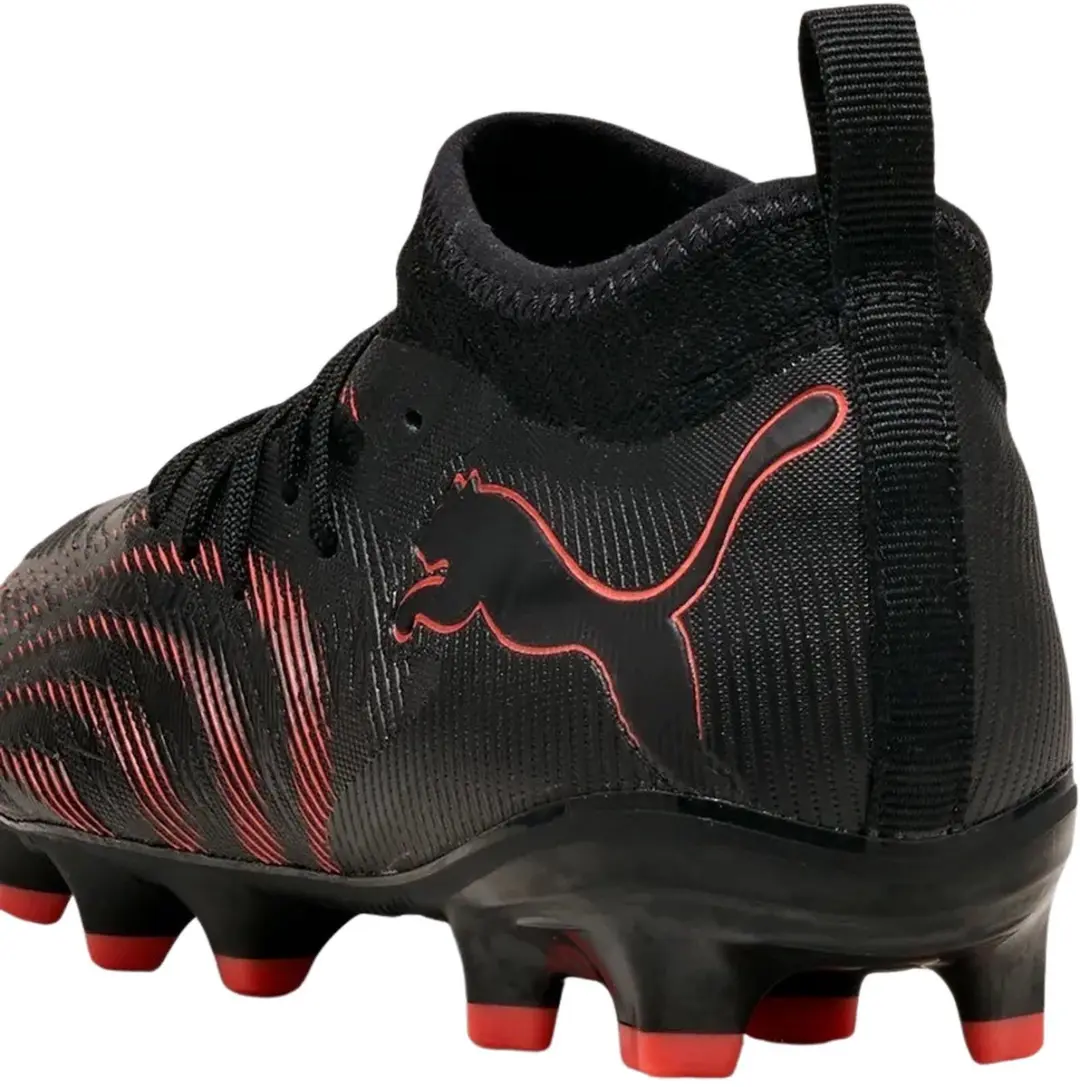 PUMA Future 9 Match Voetbalschoenen Junior 38 - Zwart/Rood