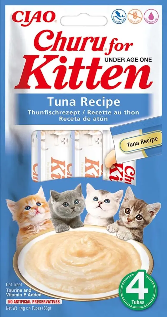 Inaba Churu Romige Tonijn Snack voor Kittens