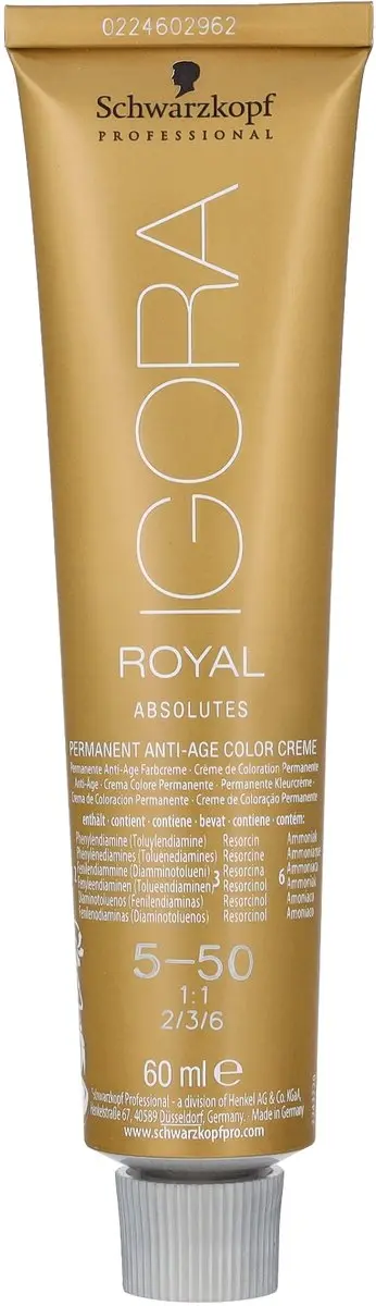 Schwarzkopf Igora Absolutes 60ml - Kleur 5-50 Permanent
