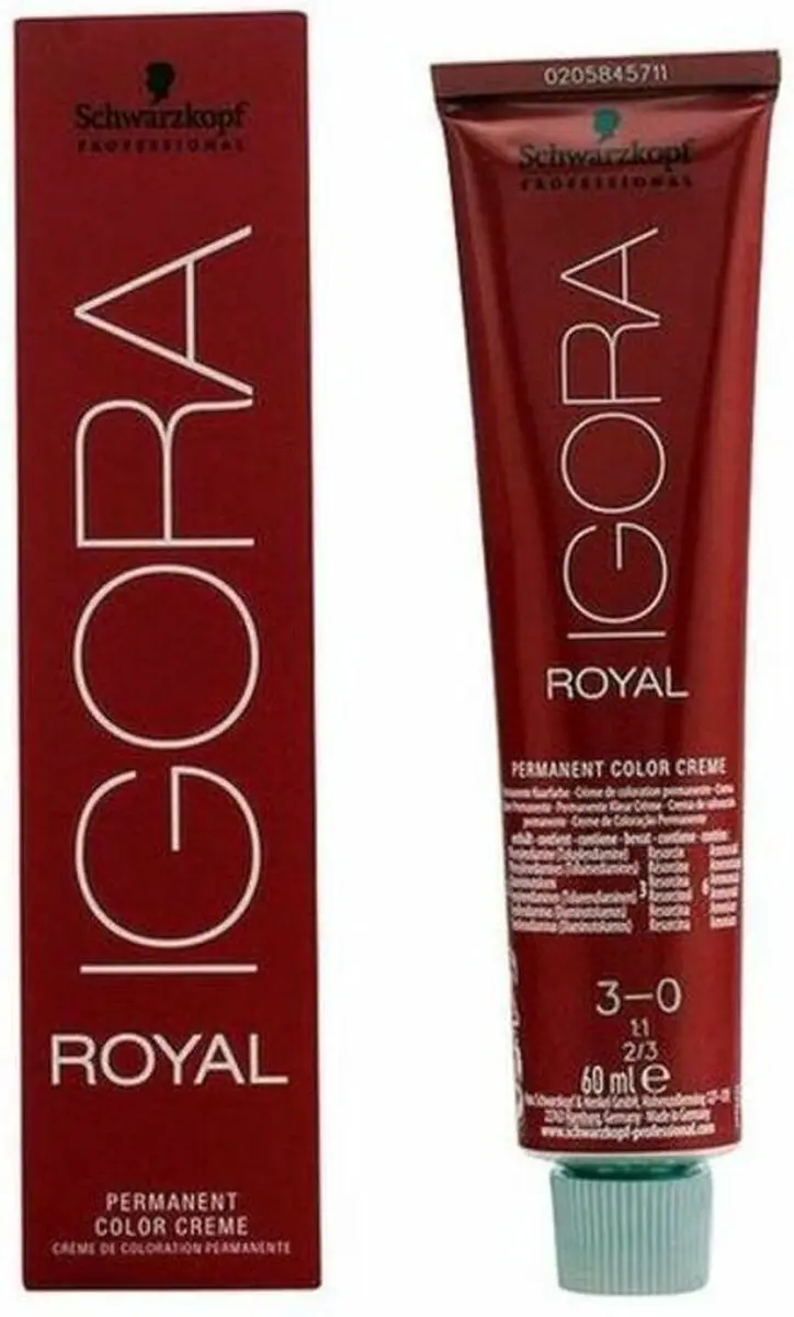 Schwarzkopf Professional Igora Royal 3-0 Kleurspoeling 60ml