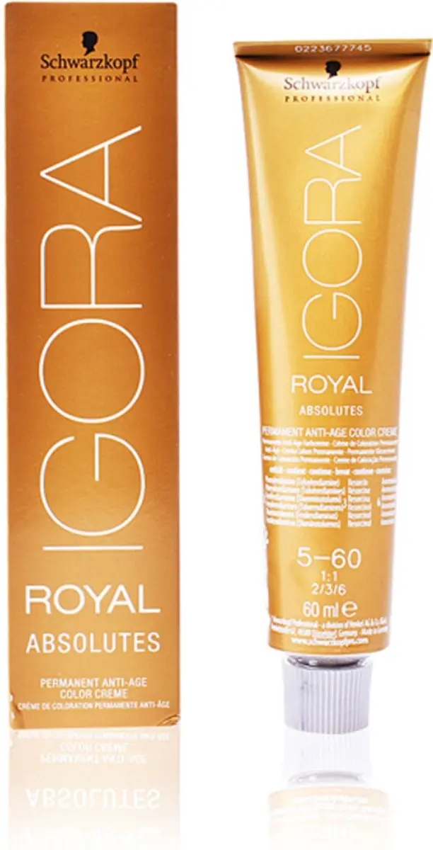 Schwarzkopf Igora Royal Absolutes 5-60 Permanent Haarkleur 60ml