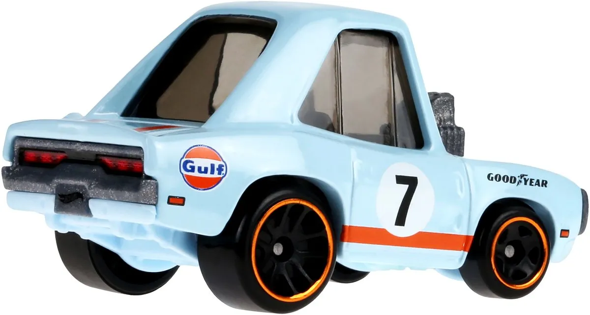 Hot Wheels JCB63 Auto - Lichtblauw/Oranje - afbeelding 4 van 5
