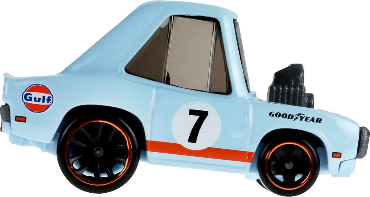 Hot Wheels JCB63 Auto - Lichtblauw/Oranje - afbeelding 5 van 5