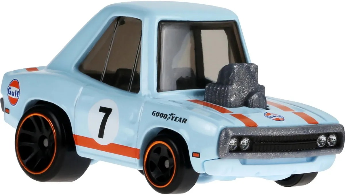 Hot Wheels JCB63 Auto - Lichtblauw/Oranje - afbeelding 2 van 5