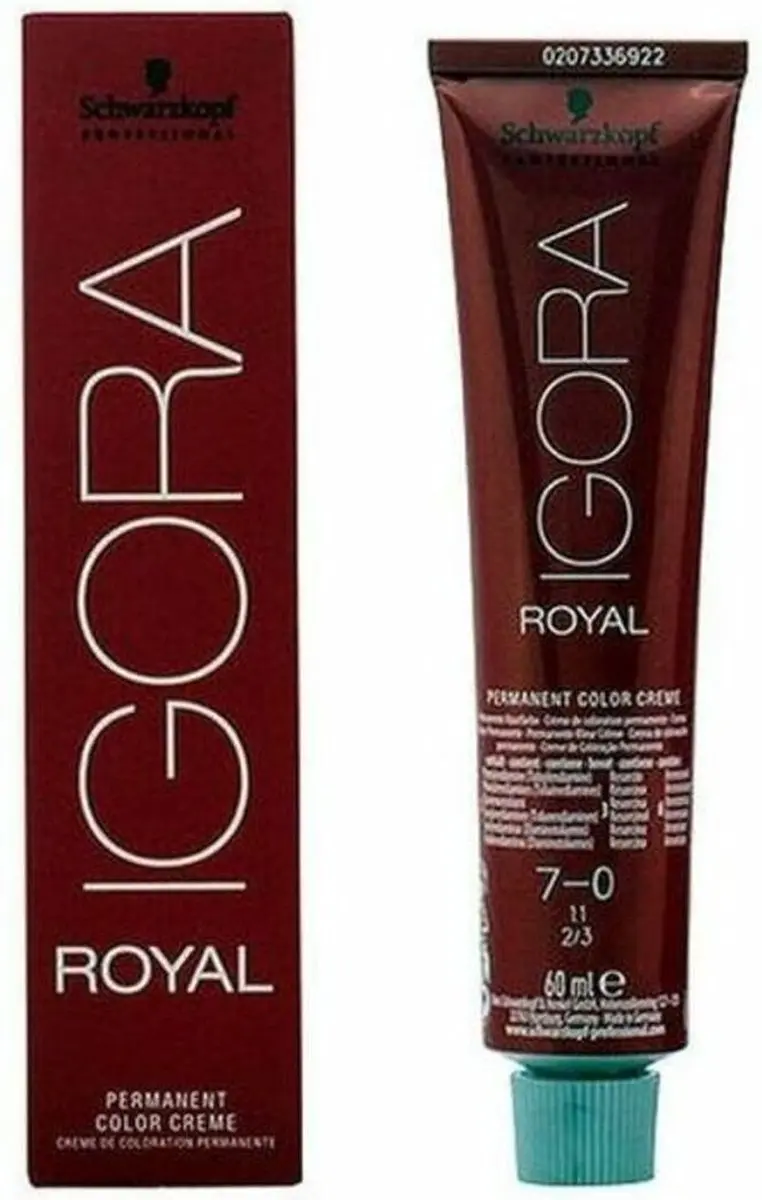 Schwarzkopf Professional Igora Royal 7-0 Kleurspoeling 60ml