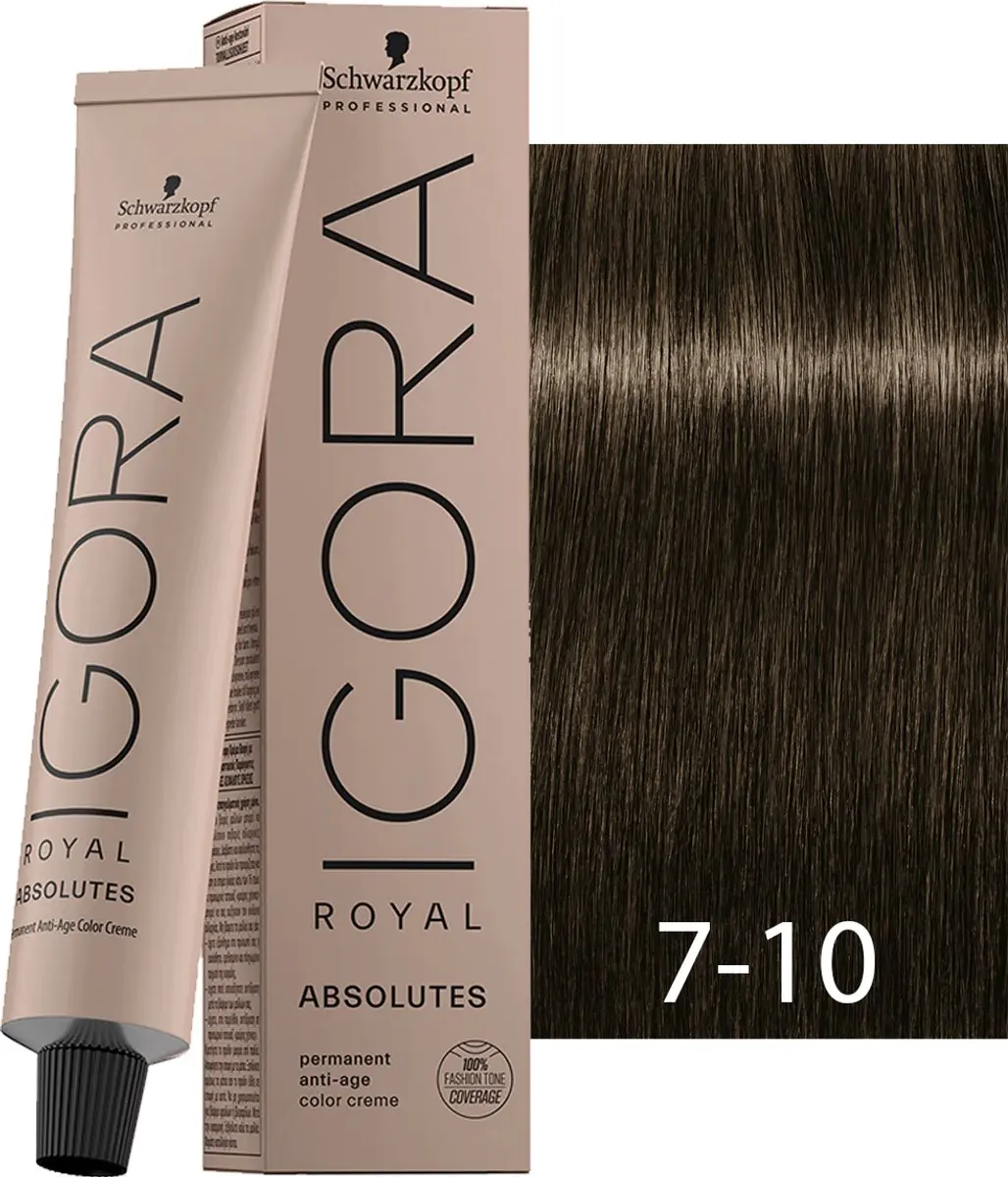 Schwarzkopf Igora Royal Absolutes 7-10 Haarkleur 60ml
