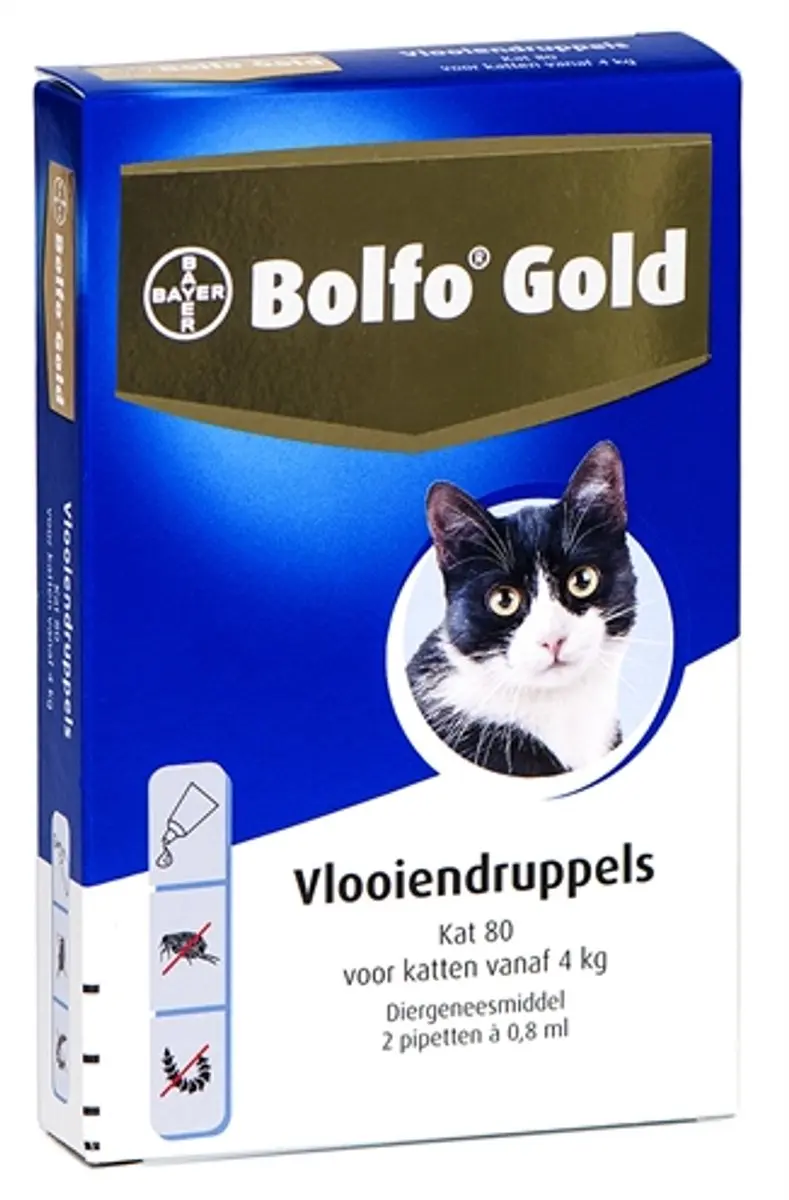 Bolfo Elanco Vlooiendruppels Kat - 64ml (2 Pipetten) - afbeelding 3 van 4