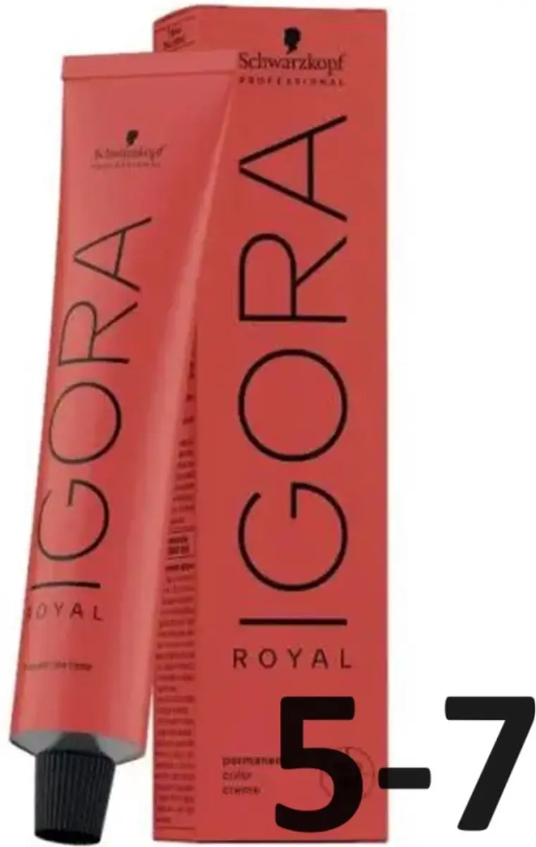 Schwarzkopf Igora Royal 5-7 Kleurspoeling 60ml
