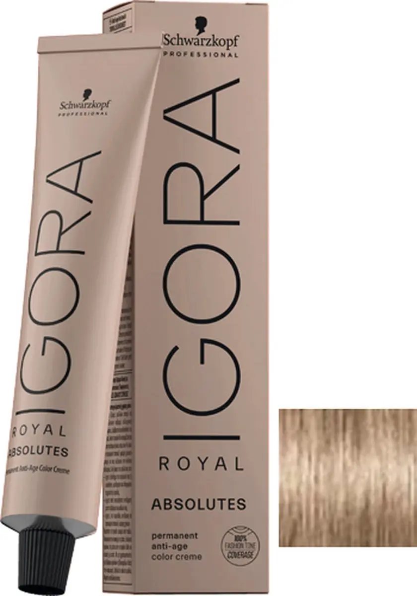 Schwarzkopf Igora Royal Absolutes 8-01 60ml - Permanent Haarkleur Blauw