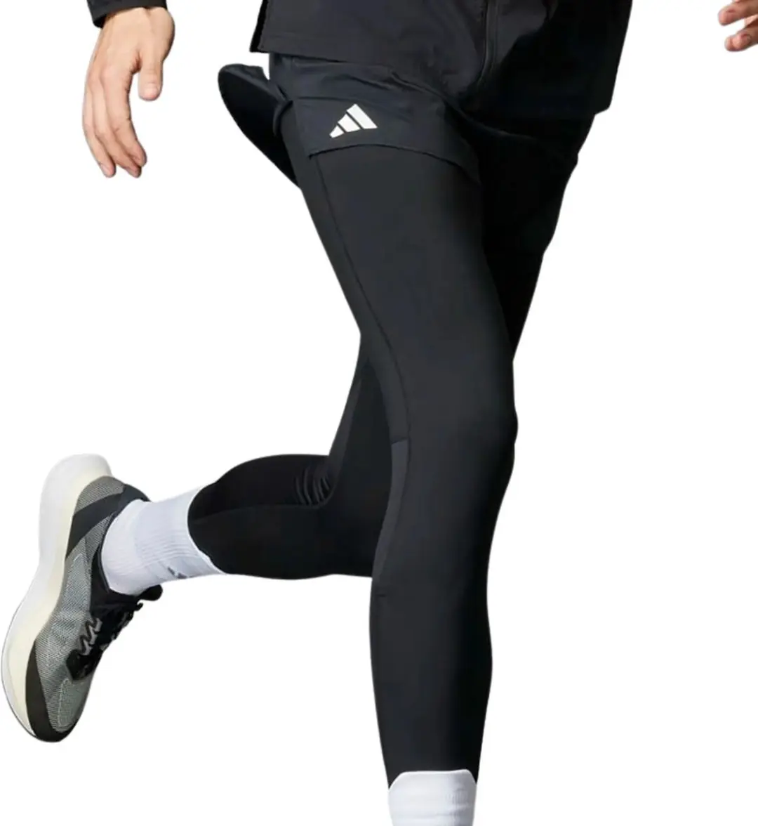 Adidas Adizero Essentials Tight Heren L - Zwart