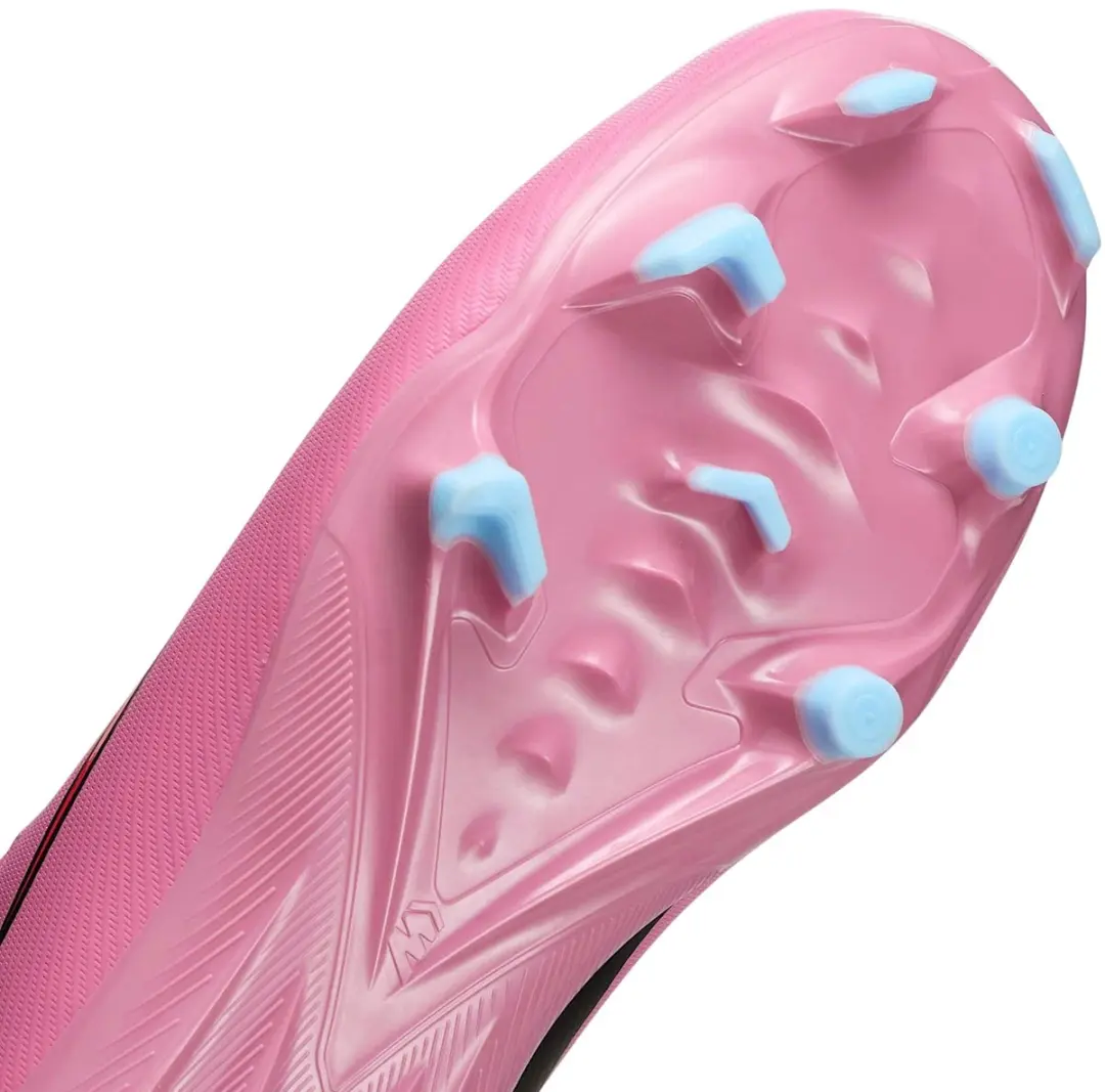Nike Mercurial Vapor 16 FG/MG Voetbalschoenen Junior FQ8392-600 - 36 - Roze/Rood/Lichtblauw/Zwart - afbeelding 4 van 6