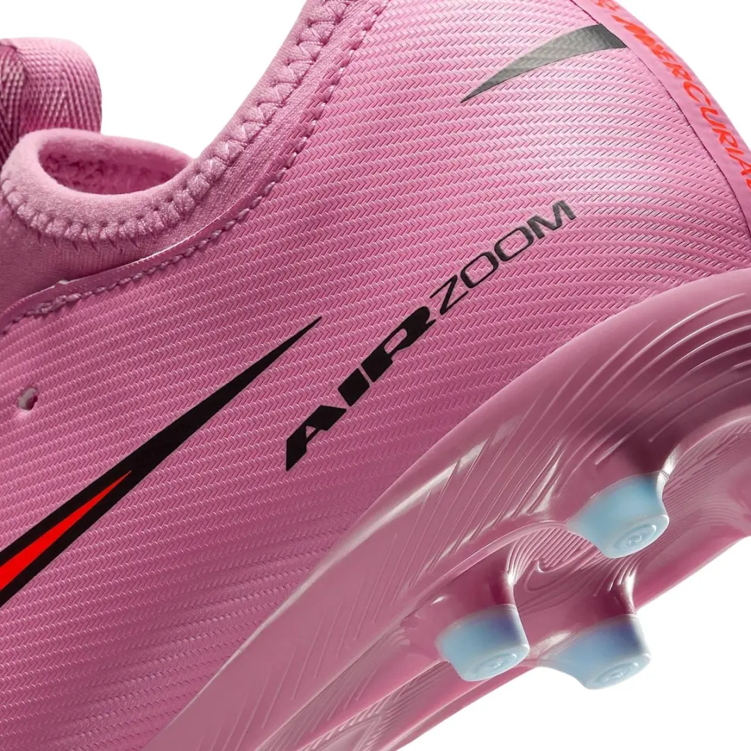 Nike Mercurial Vapor 16 FG/MG Voetbalschoenen Junior FQ8392-600 - 36 - Roze/Rood/Lichtblauw/Zwart - afbeelding 5 van 6