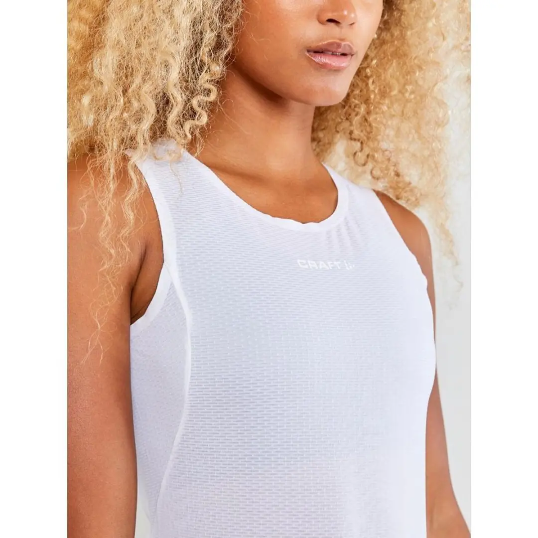 Craft Pro Dry Nanoweight Sporttop Dames - Maat M - Wit