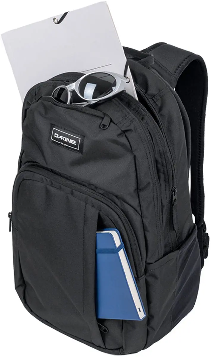 Dakine Campus M 25L Rugzak - 15 inch - 10 vakken - Zwart - afbeelding 6 van 6