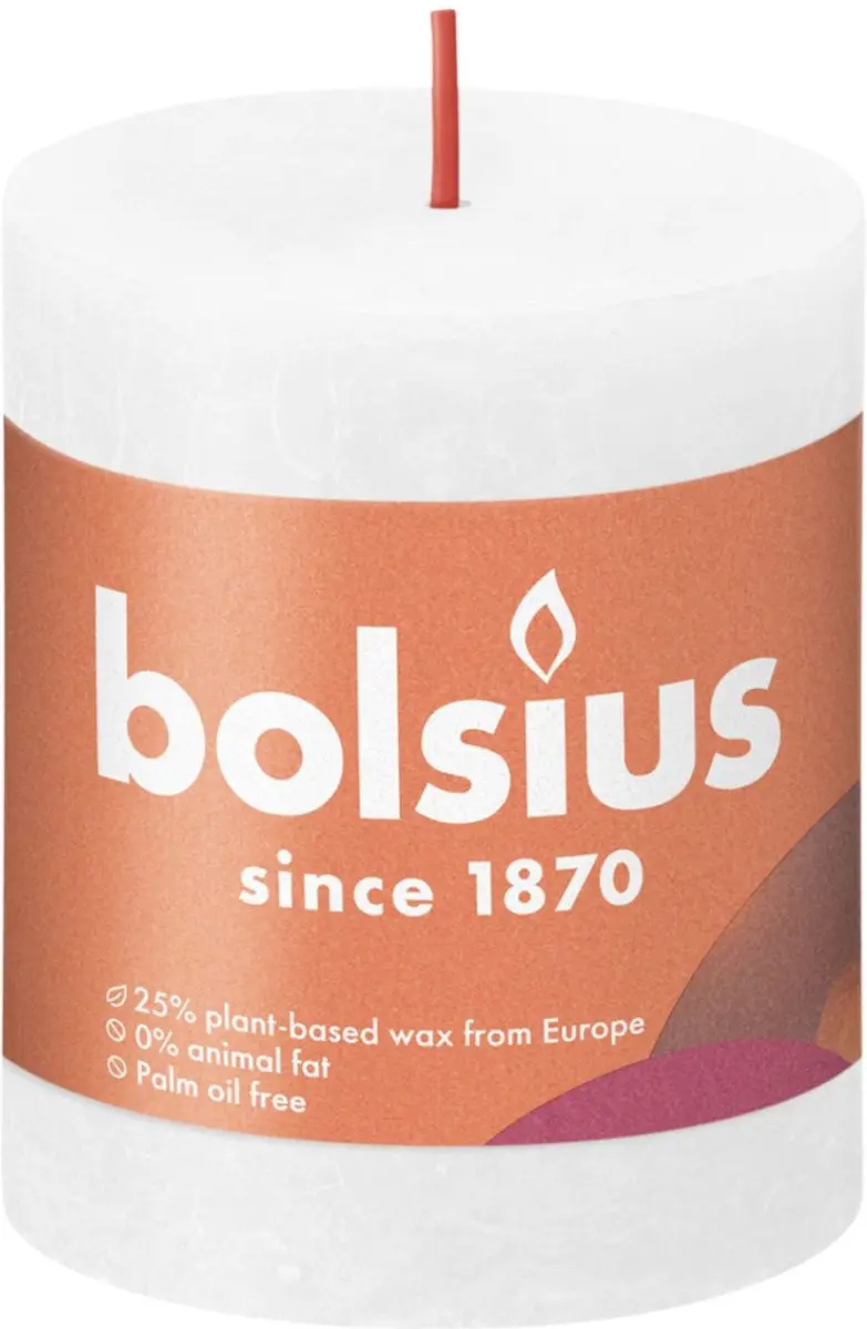 Bolsius Stompkaars Wit 10cm