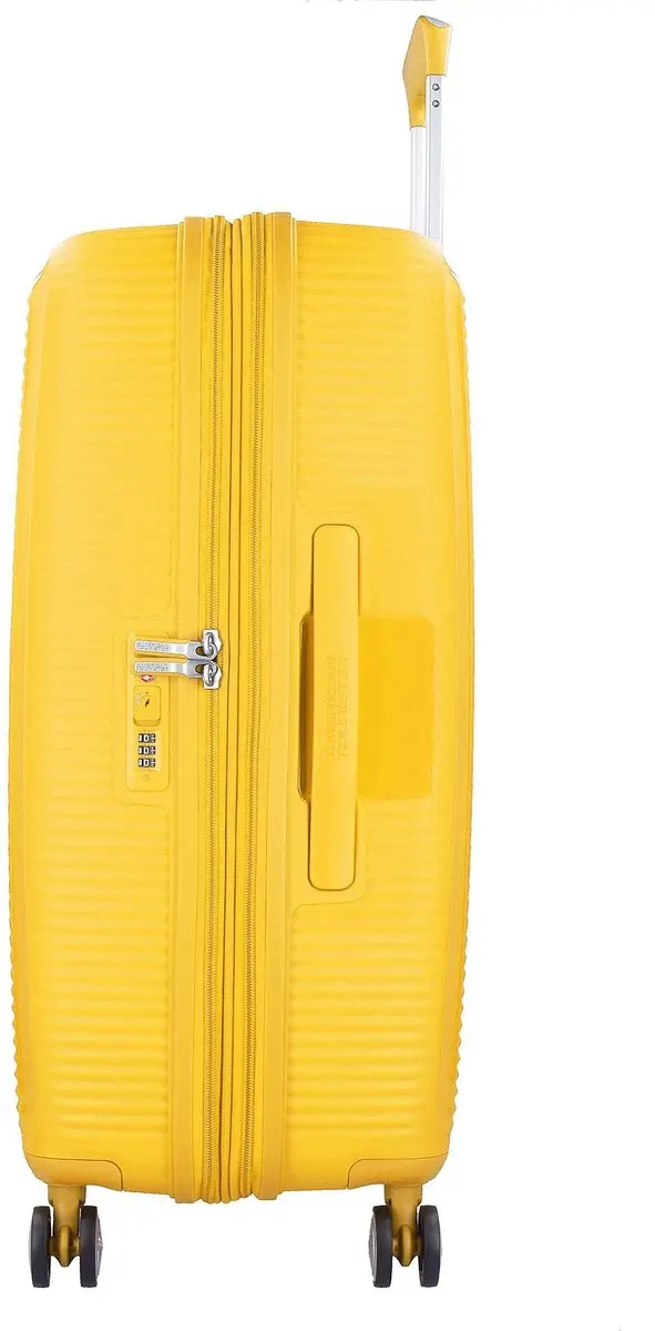 American Tourister Soundbox Spinner 67/24 Koffer - 81L - Golden Yellow - afbeelding 2 van 6