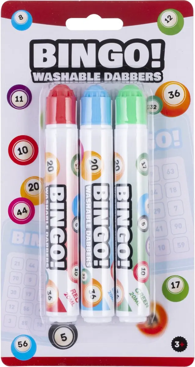 HOT Games Bingo Dabbers 3 Stuks