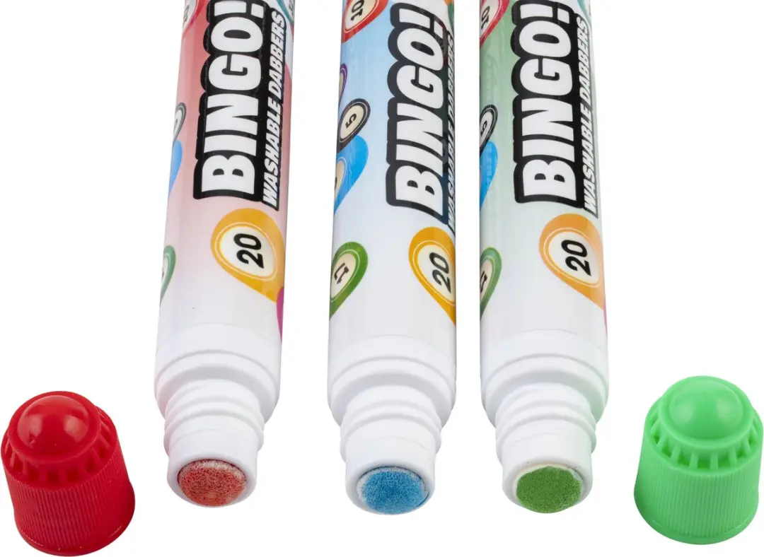 HOT Games Bingo Dabbers 3 Stuks - Rood Groen Blauw 20ml