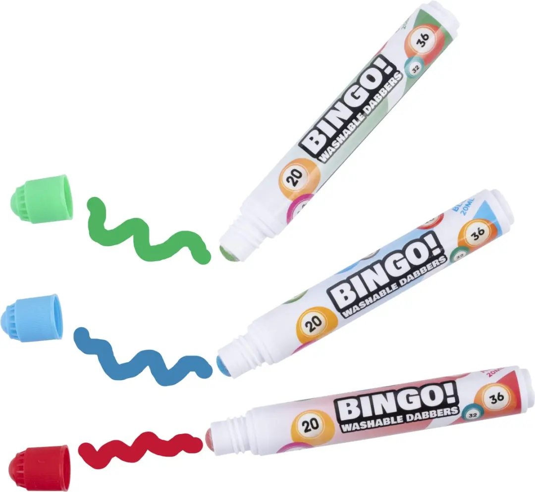 HOT Games Bingo Dabbers 3 Stuks - Rood Groen Blauw 20ml