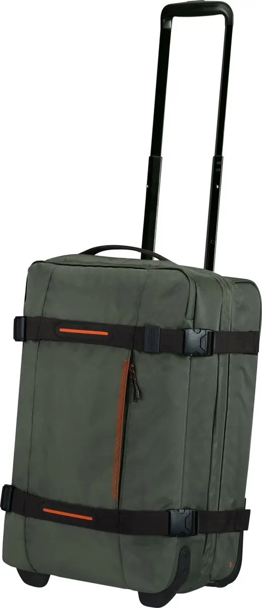 American Tourister Urban Track Duffle Small Reistas met wielen - 55L - Donker Khaki - afbeelding 5 van 6