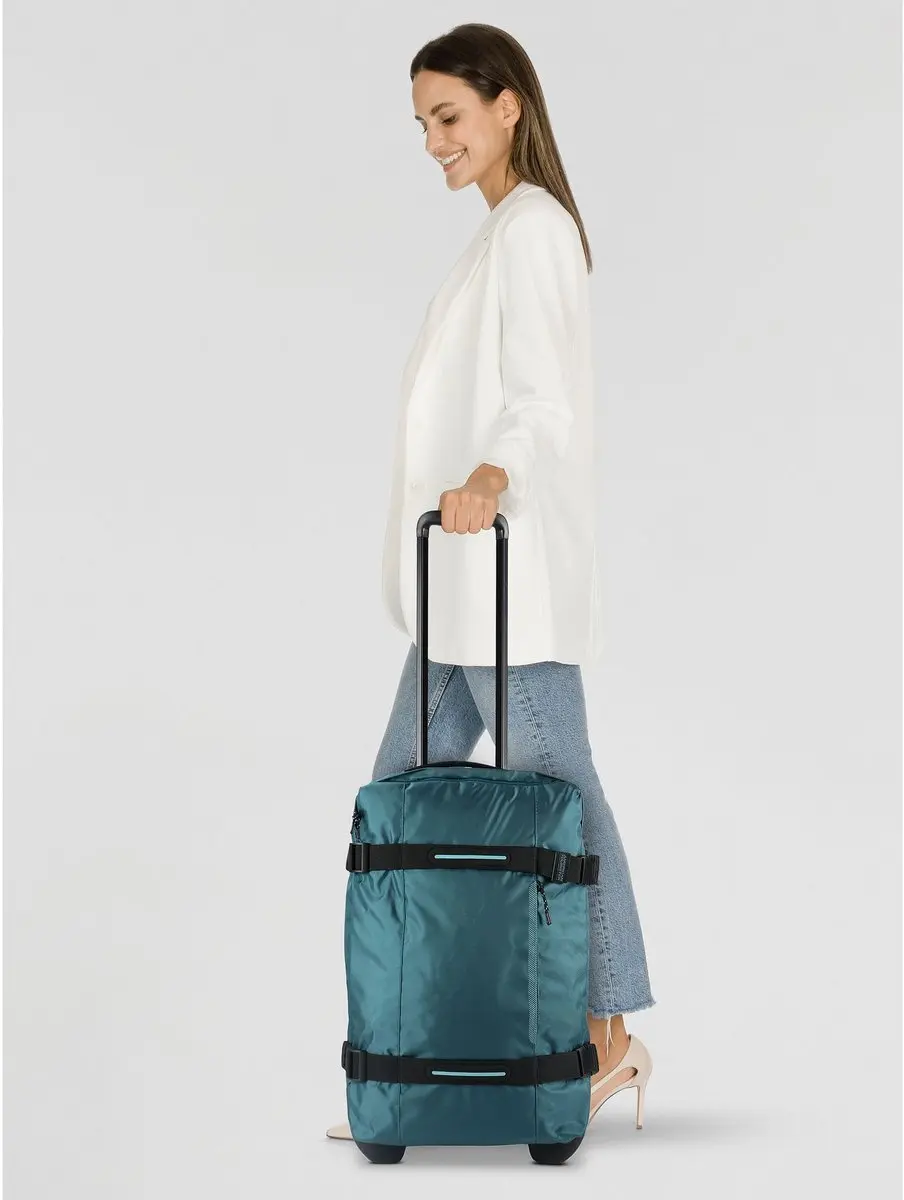 American Tourister Urban Track Duffle 55cm - Handbagage - 55L - S - Totally Teal - afbeelding 5 van 6