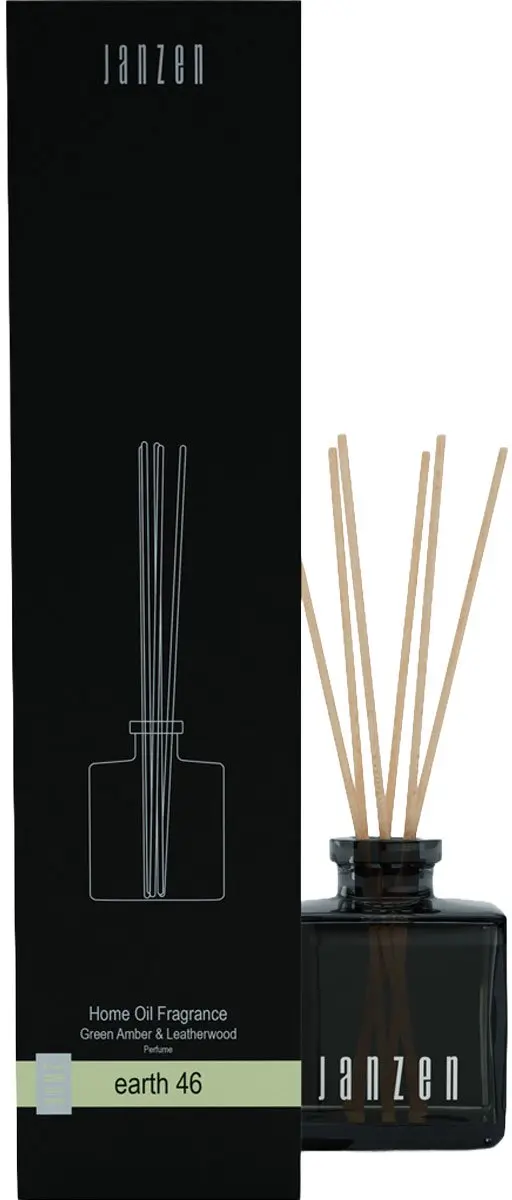 Janzen Home Fragrance Sticks Earth 46 - 200ml - Zwart