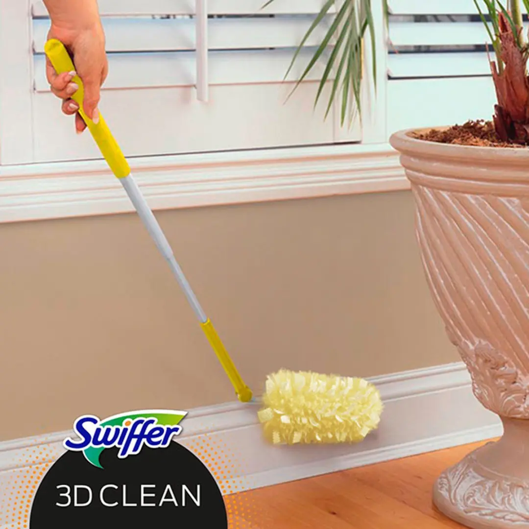 Swiffer Duster Navulling 360° - 5 Stofdoekjes Geel - afbeelding 2 van 6