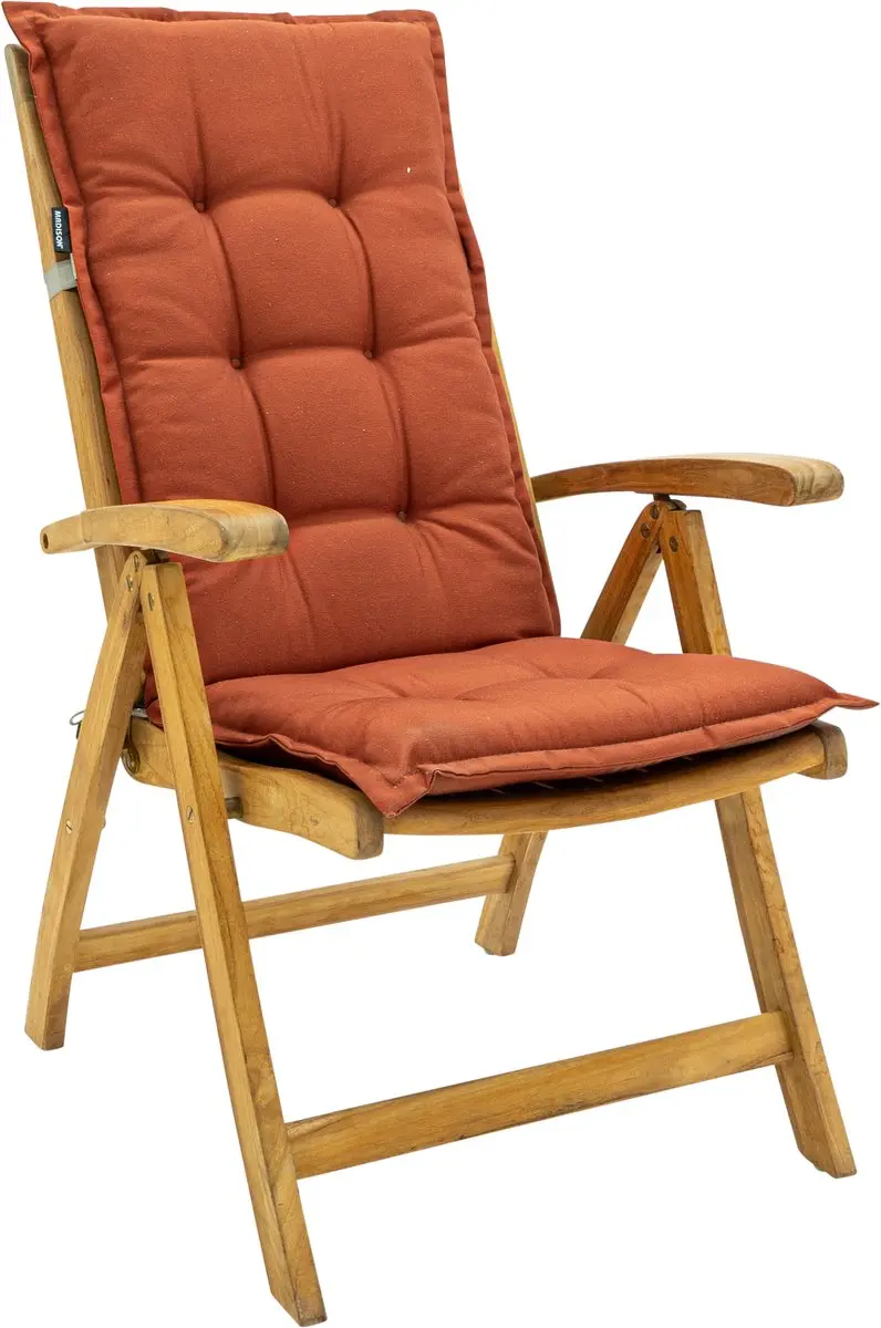 Madison Tuinstoelkussen 123x50cm - Panama - Rood - afbeelding 2 van 6