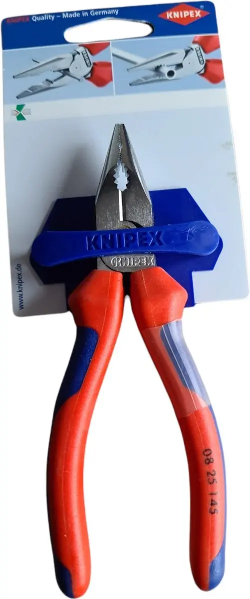 Knipex Knip Spitse kombitang verchroomd 145MM