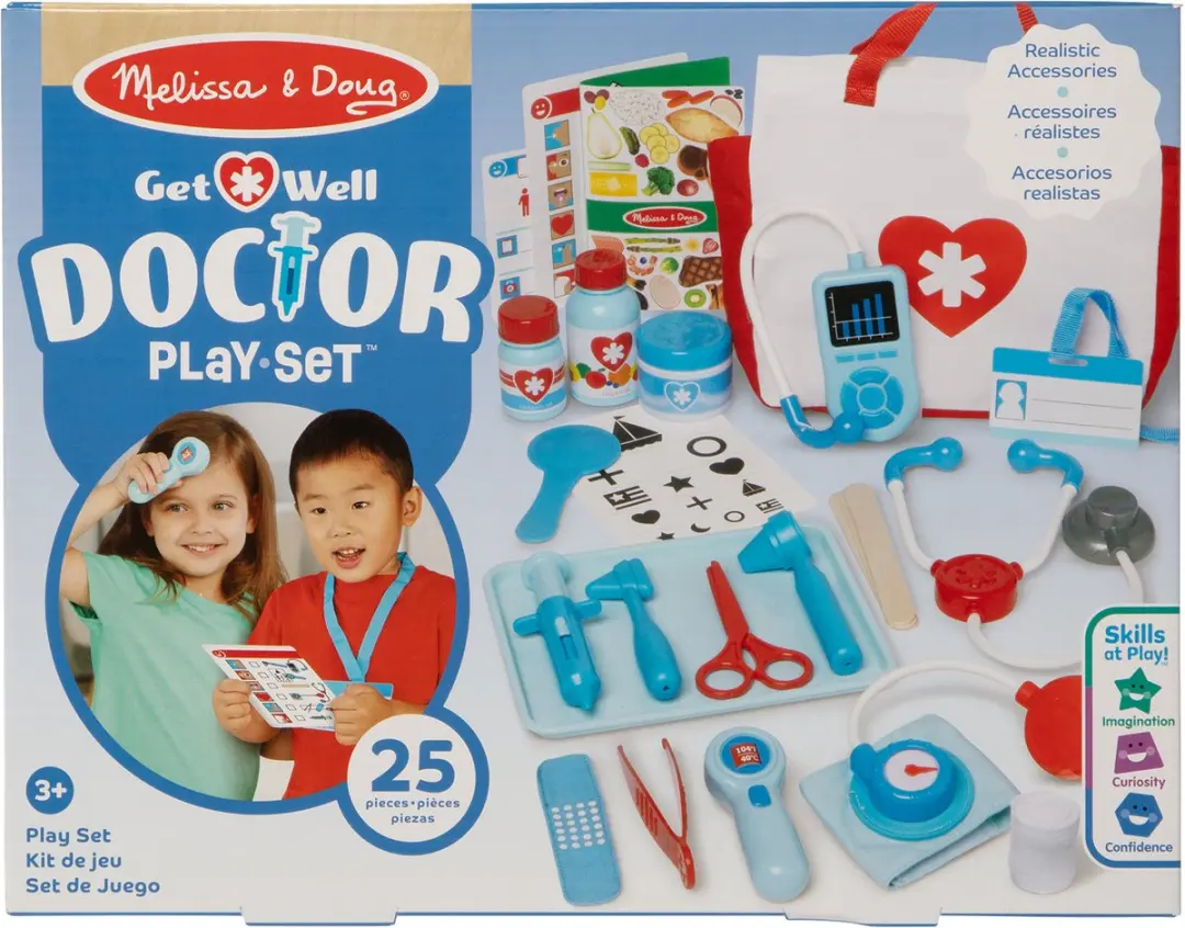 Melissa & Doug Dokter Speelset 25-delig - Meerkleurig - afbeelding 6 van 6
