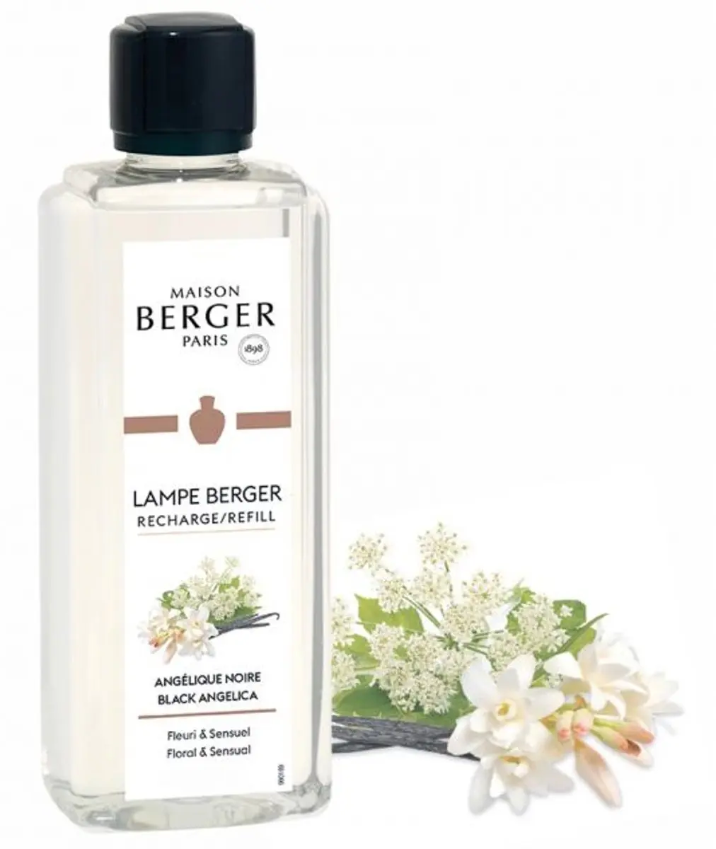 Lampe Berger Black Angelica Huisparfum 500ml - Transparant - afbeelding 3 van 3