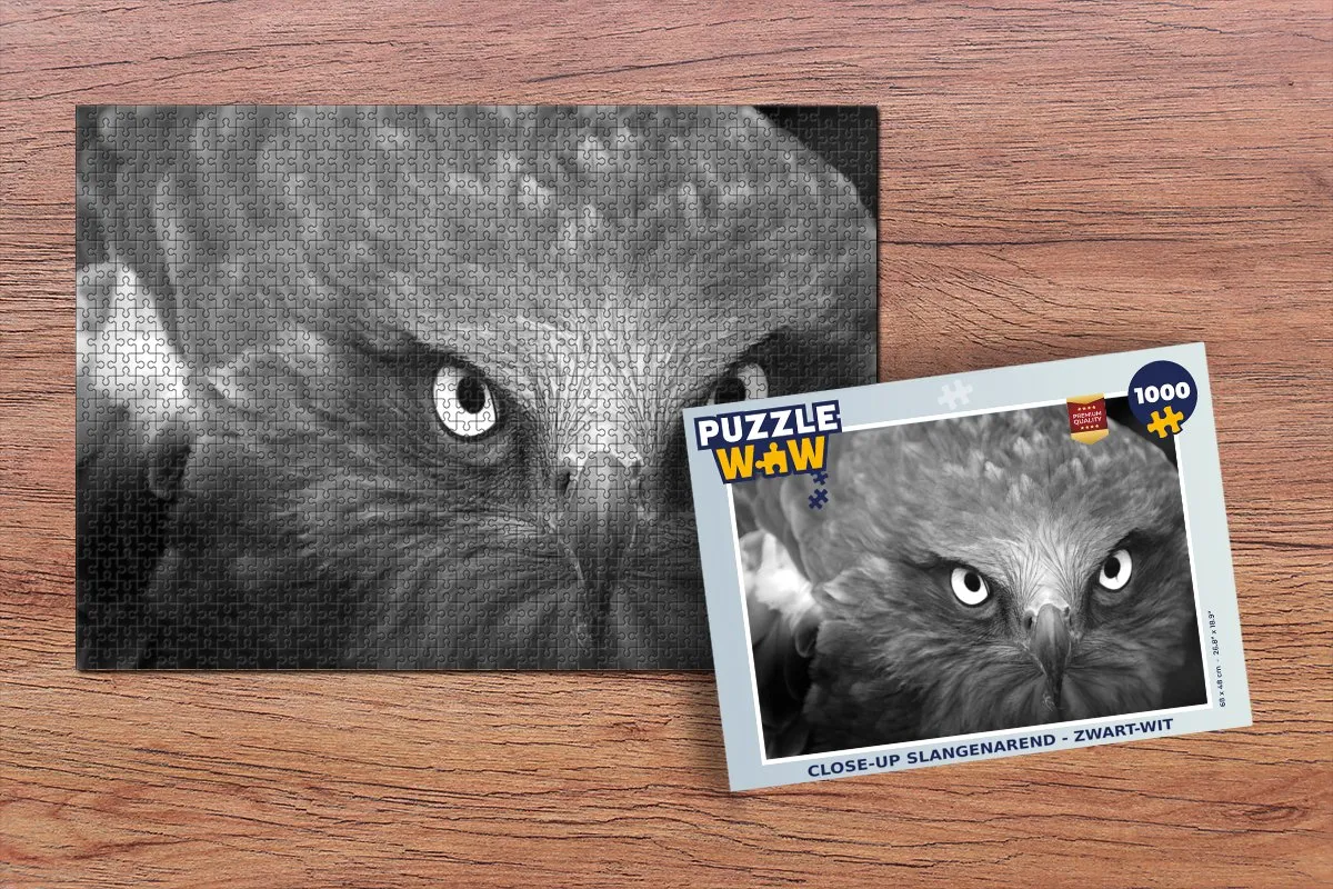 PuzzleWow Arend Legpuzzel 1000 Stuks - Multicolor