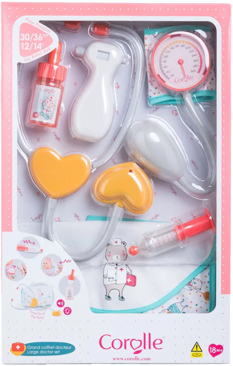 Simba Corolle Doktersset 30cm - Meerkleurig - afbeelding 3 van 6