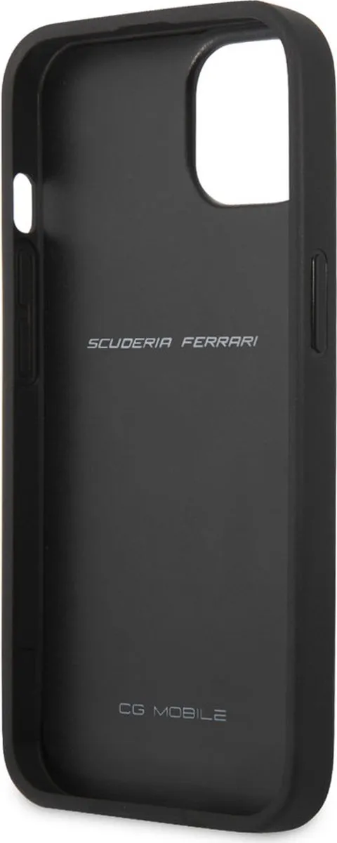 Ferrari iPhone 13 Mini Hoesje - Effen Zwart