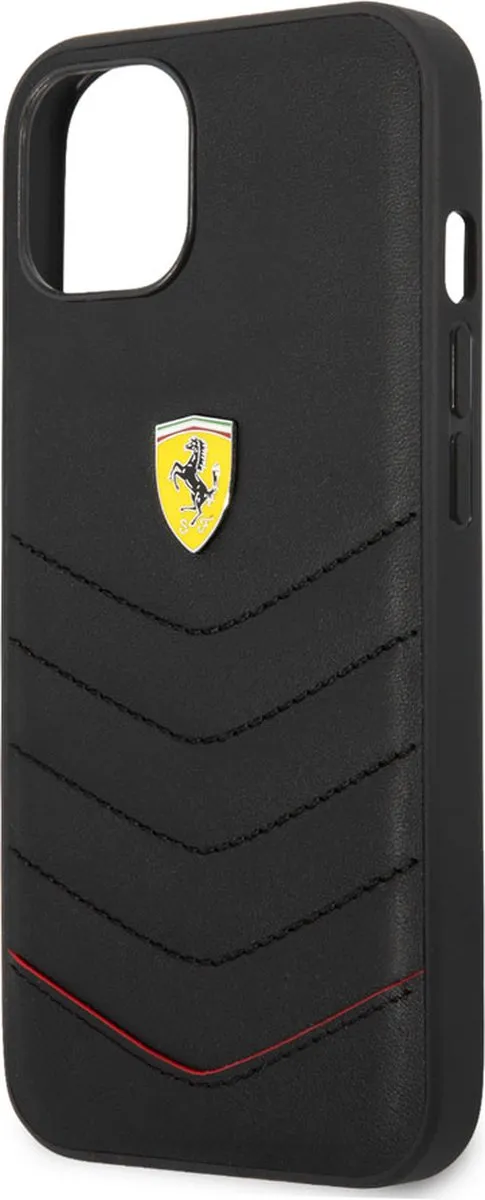 Ferrari iPhone 13 Mini Hoesje - Effen Zwart