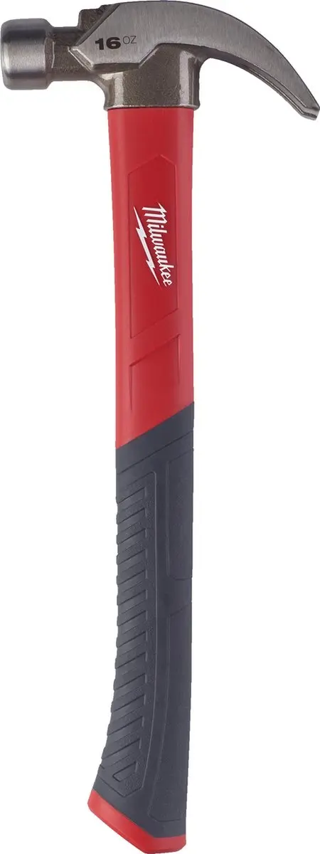 Milwaukee Glasvezel Gebogen Klauwhamer 450g