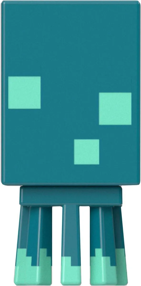 Minecraft Mob Heads Minis HDW03 - Speelfiguur - Turquoise