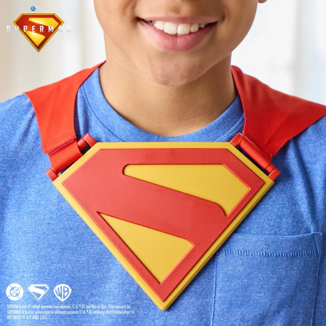 Spin Master DC Comics Superman Power Cape Set - 3-delig - Geel/Grijs/Rood
