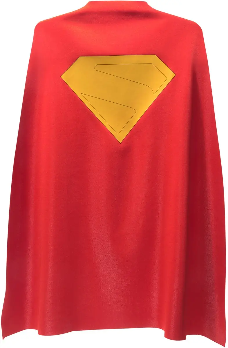 Spin Master DC Comics Superman Power Cape Set - 3-delig - Geel/Grijs/Rood