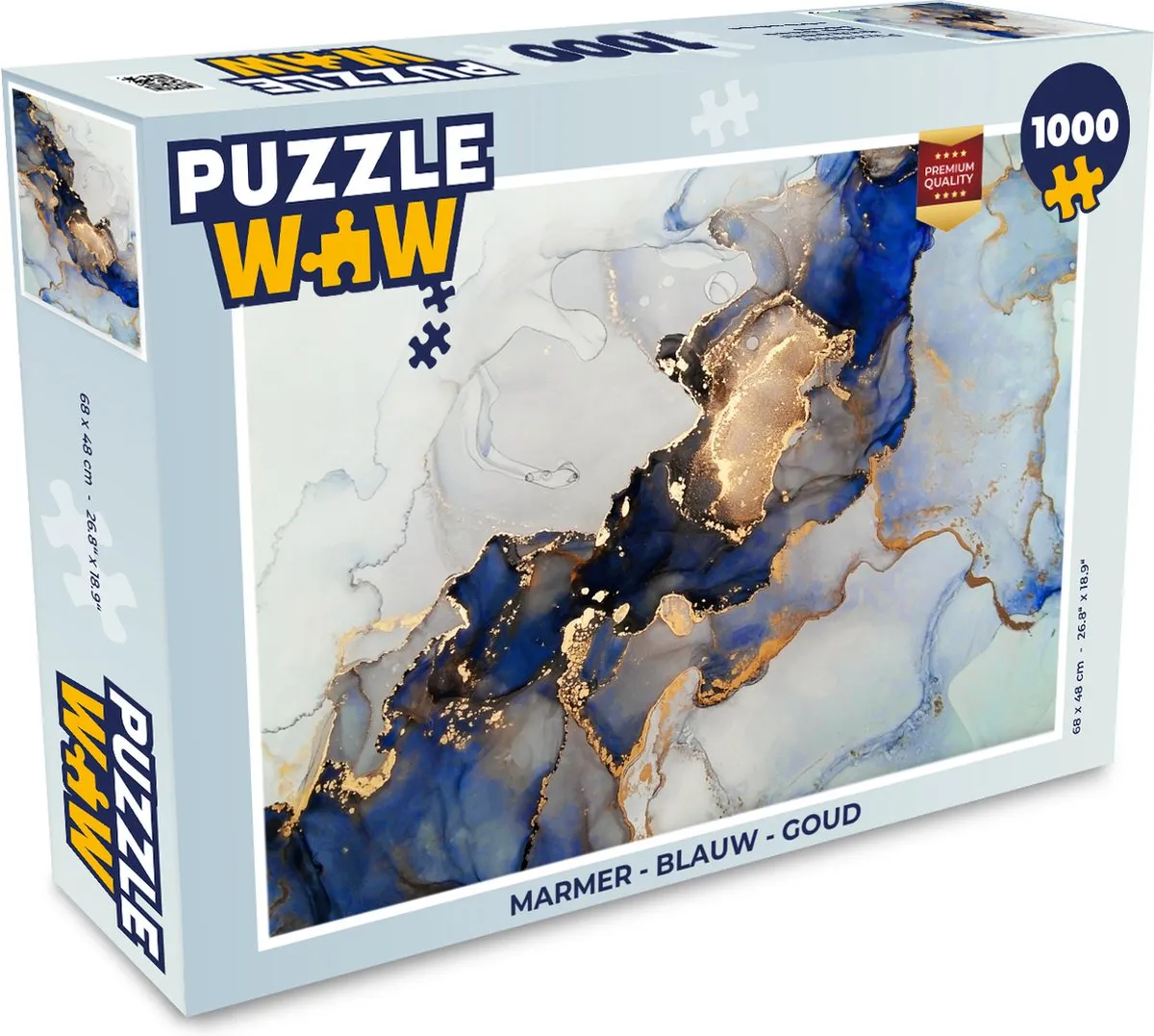 PuzzleWow Marmer Legpuzzel 1000 Stuks